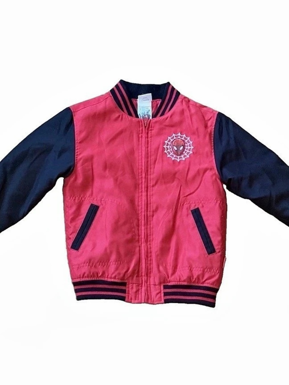 Disney Store Spider-Man Bomber Jacket for Kids Size 5/6 5 6 Years Old
